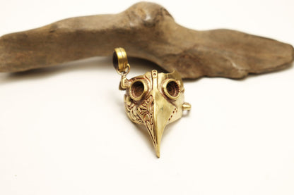 ペストマスクPendant-brass