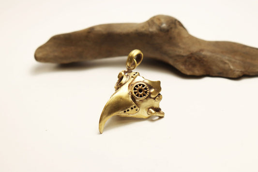 ペストマスクPendant-brass＊ギアカスタム