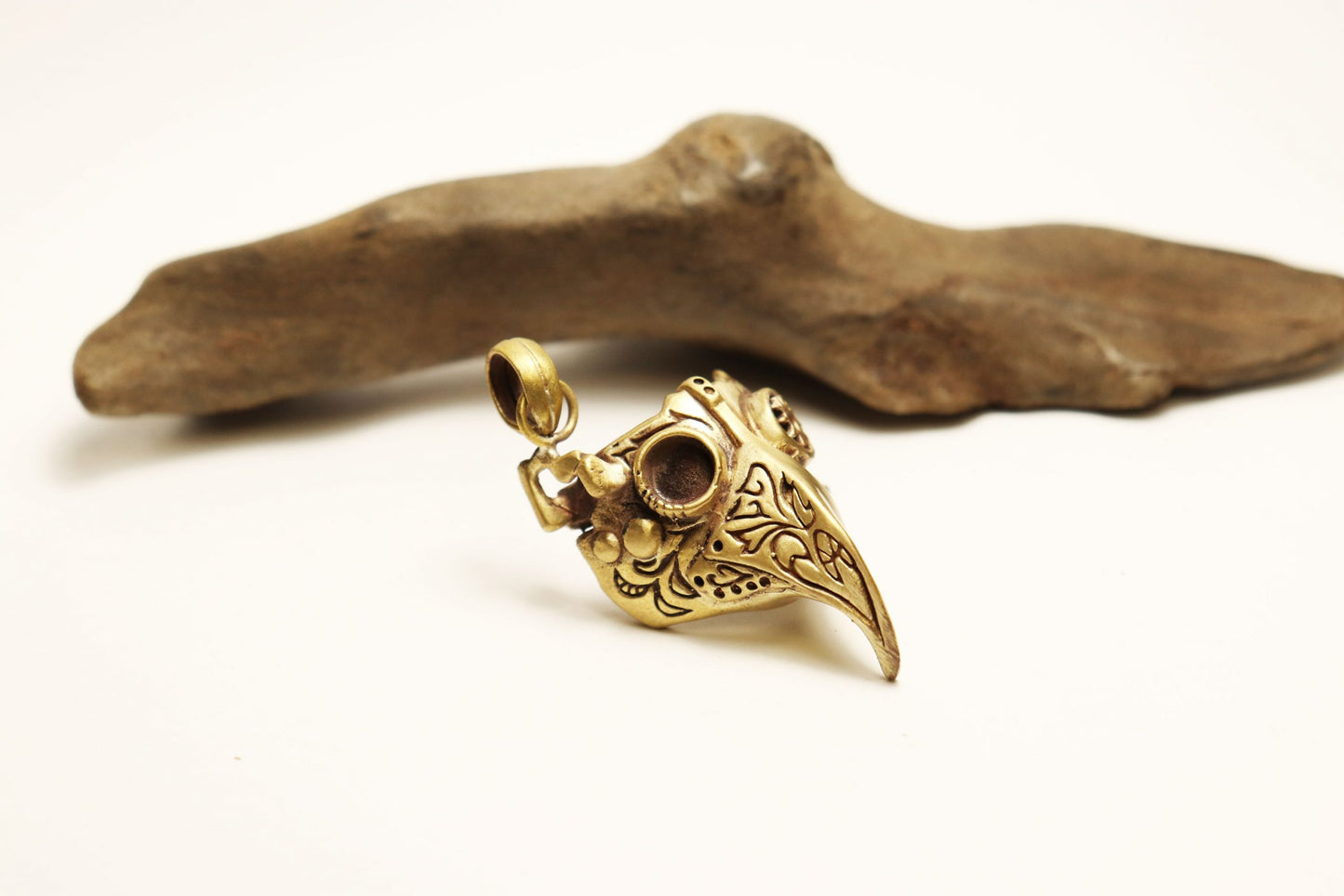 ペストマスクPendant-brass＊ギアカスタム