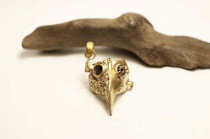 ペストマスクPendant-brass＊ギアカスタム