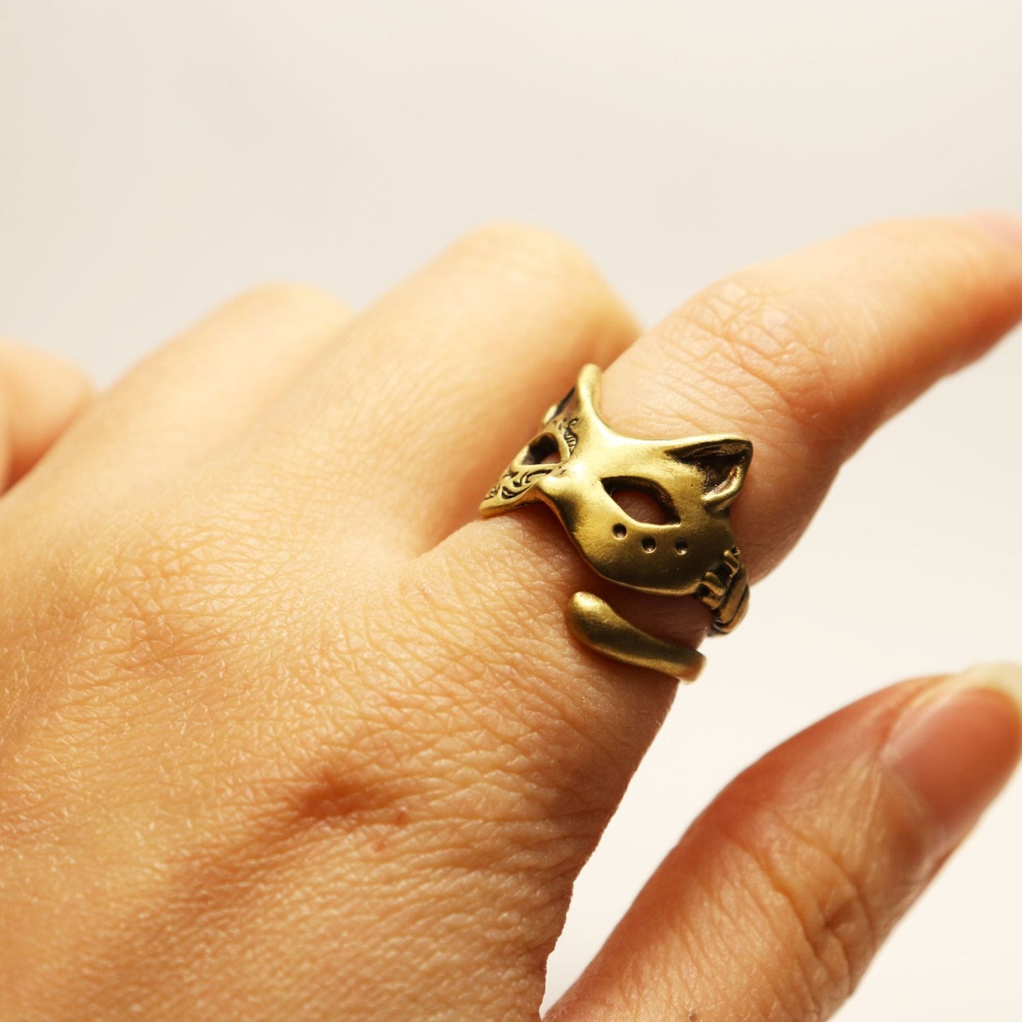 キャットマスクRingⅡ-brass