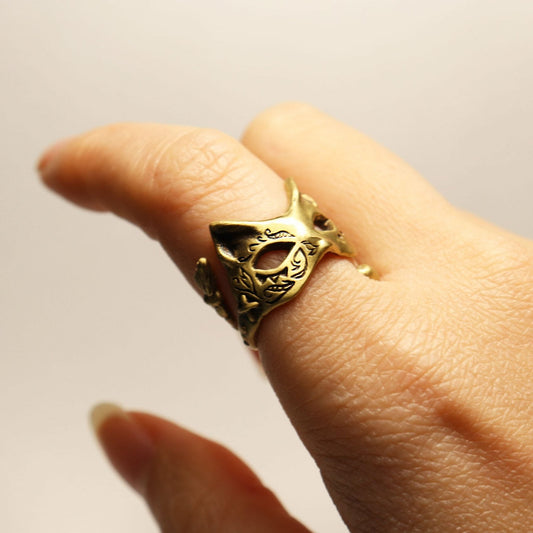 キャットマスクRingⅡ-brass