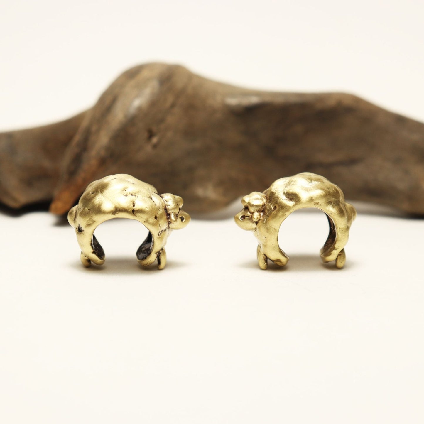 ひつじ*イヤーカフ-brass