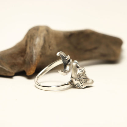 半狐面*Moon.Ring-silver