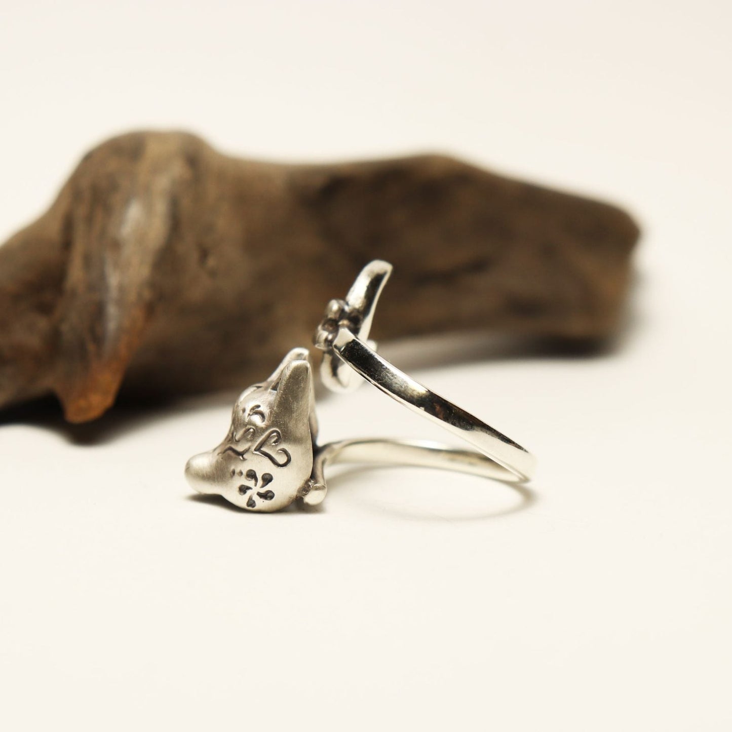 半狐面*Moon.Ring-silver