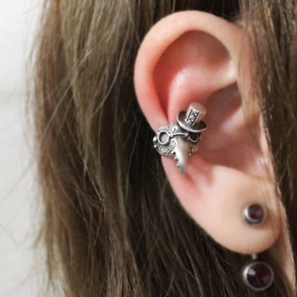 ペストマスクⅡハットコーデ*イヤーカフ-SILVER*mix