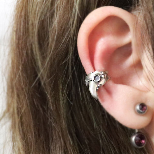 ペストマスクⅡ*イヤーカフ-SILVER