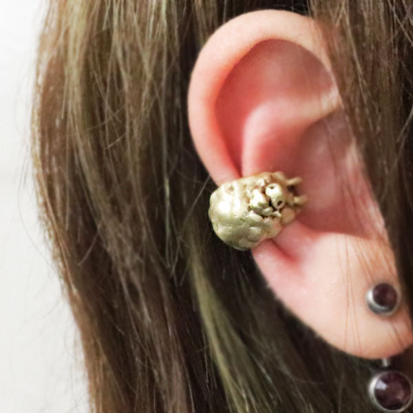 ひつじ*イヤーカフ-brass