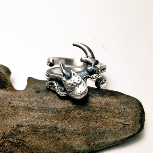 狐面*MoonRing-silver