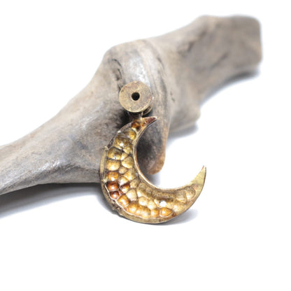 Moon Pendant -Brass