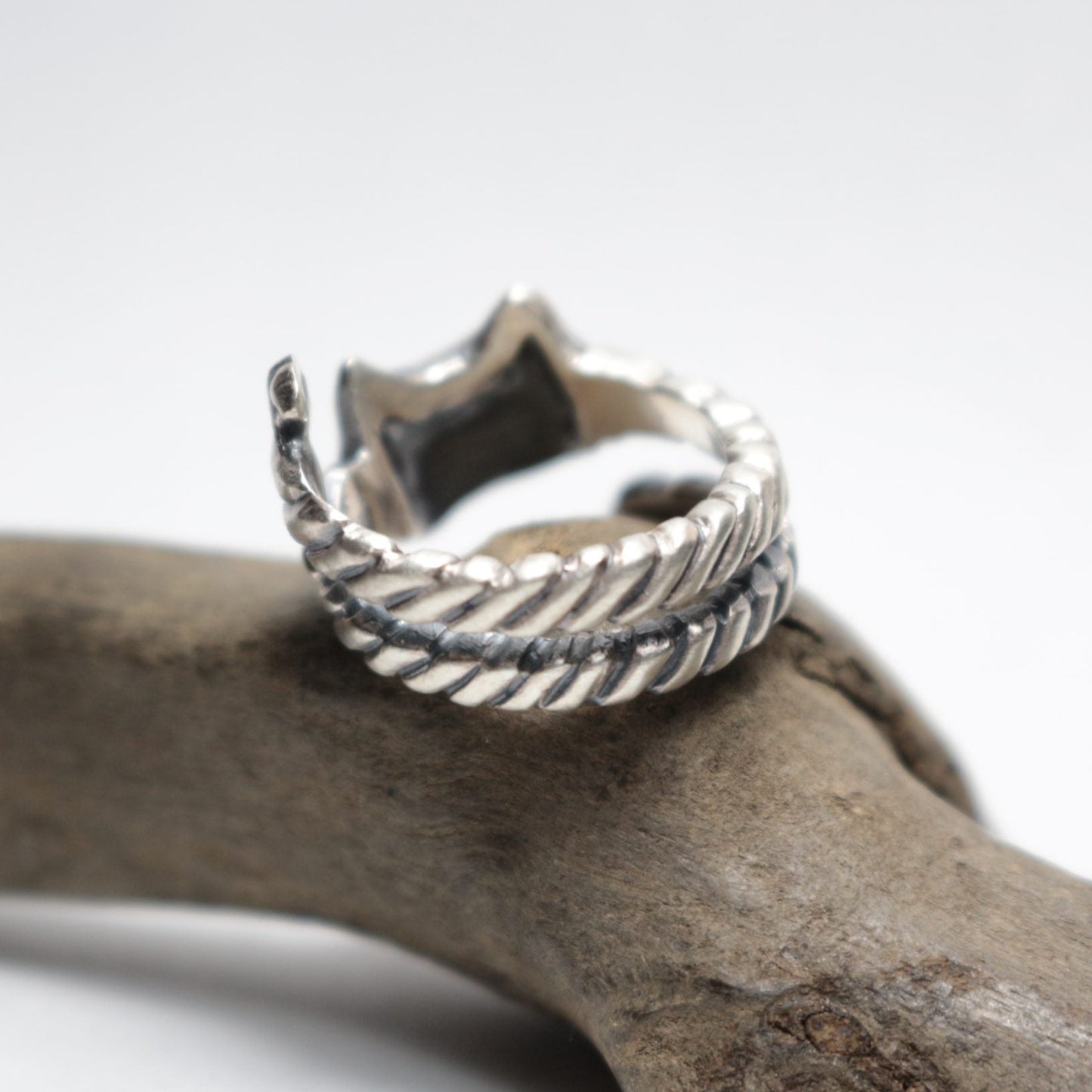 猫面Ring(大)-silver