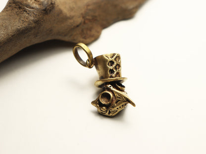 miniペストマスク-ハットコーデ(Pendant-brass
