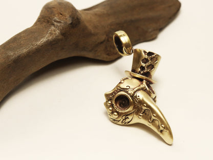 ペストマスクⅡPendant-brass＊ドレスコード