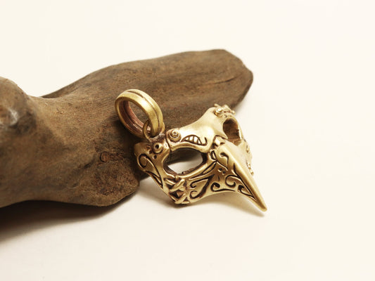 ペストマスクⅢPendant-brass