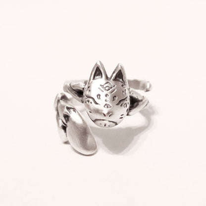 狐面Ring＊尾-silver
