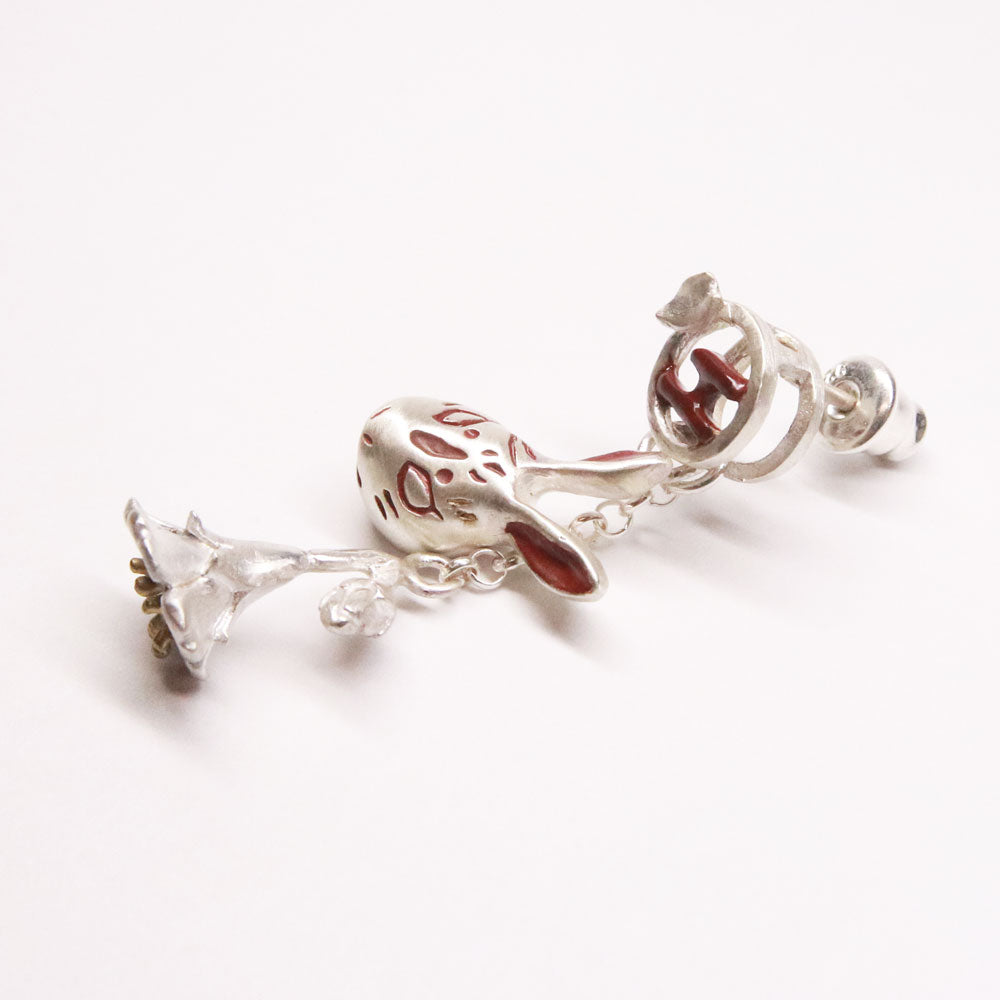 【5/2-5/18】桜と兎面ピアス＊和
