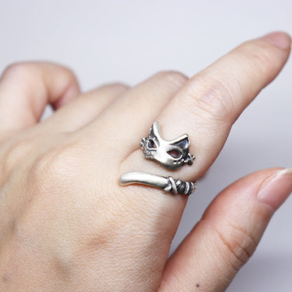 キャットマスクRingⅢ-silver