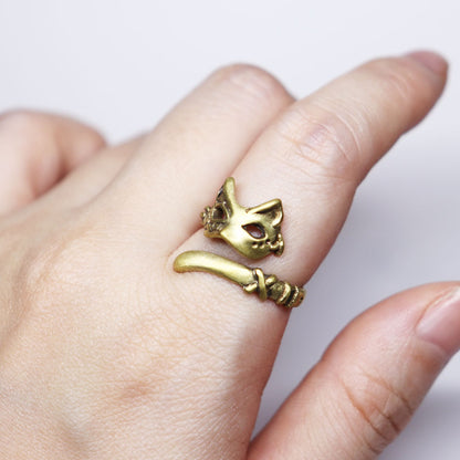 キャットマスクRingⅢ-brass