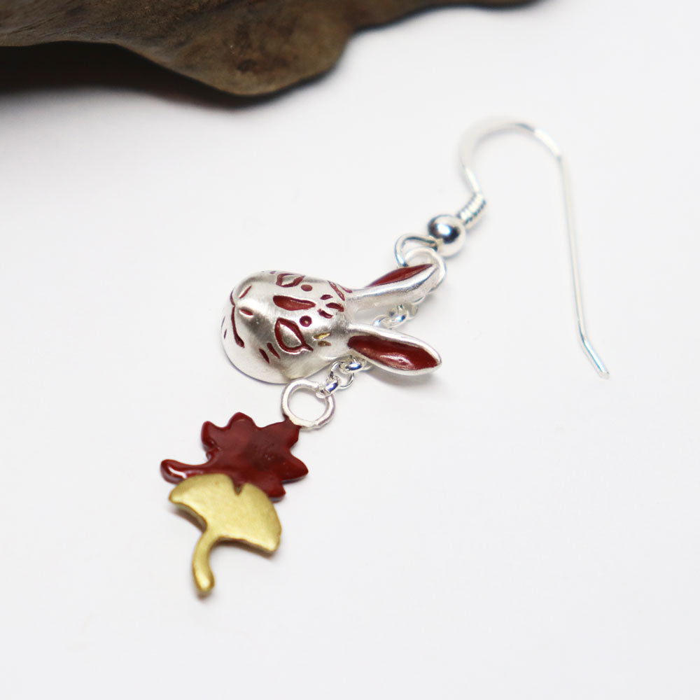 【10/23-26】兎面と紅葉ピアス