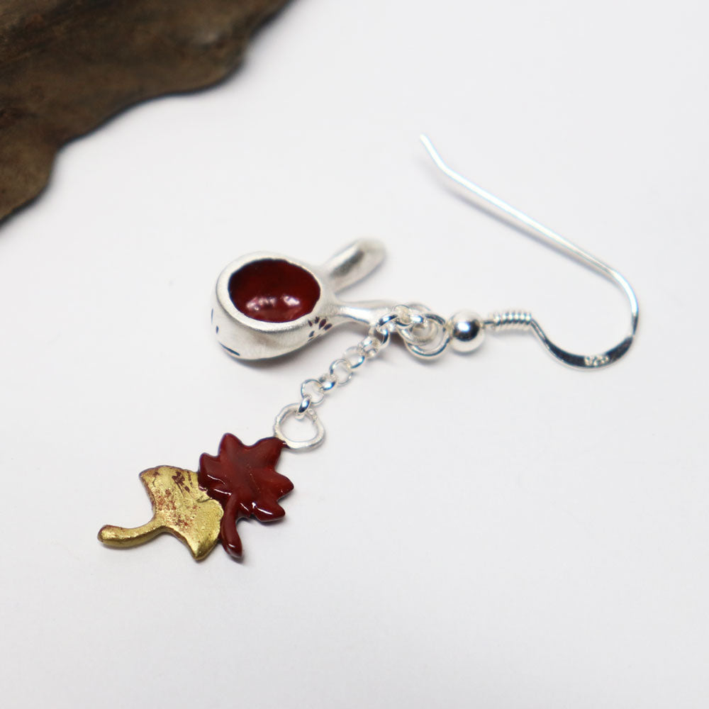 【10/23-26】兎面と紅葉ピアス