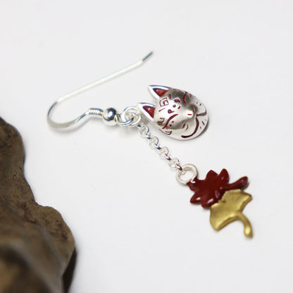 【10/23-26】狐面と紅葉ピアス