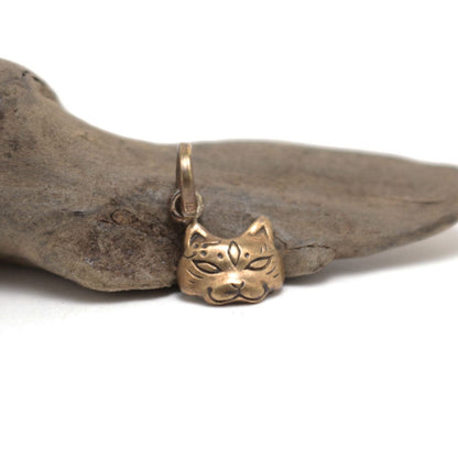 猫面Pendant-brass