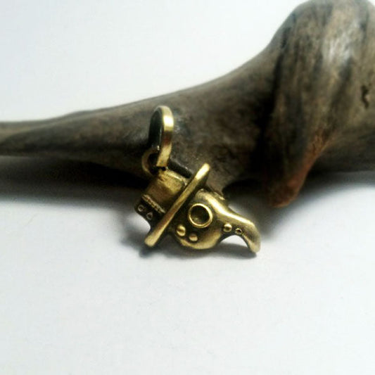 miniペストマスクハット(Pendant-brass