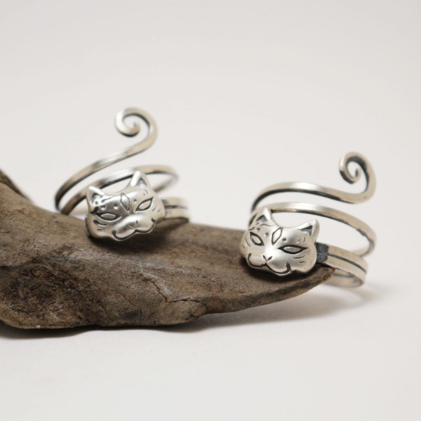 猫面Ring-silver