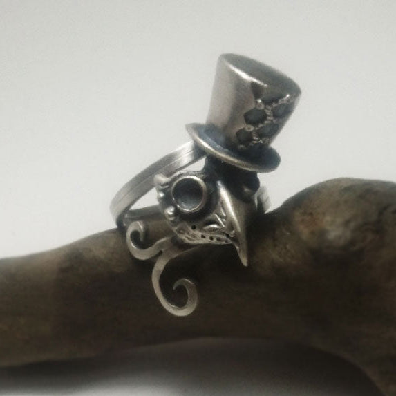 miniペストマスク-ハットコーデRing（silver