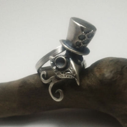 miniペストマスク-ハットコーデRing（silver