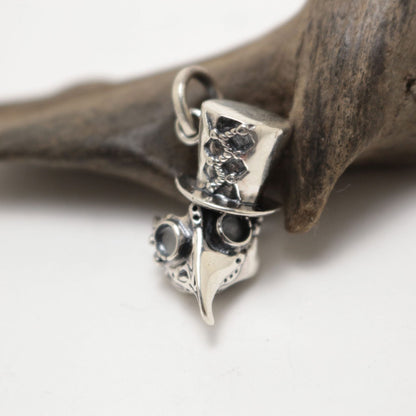 miniペストマスク-ハットコーデ(Pendant-silver