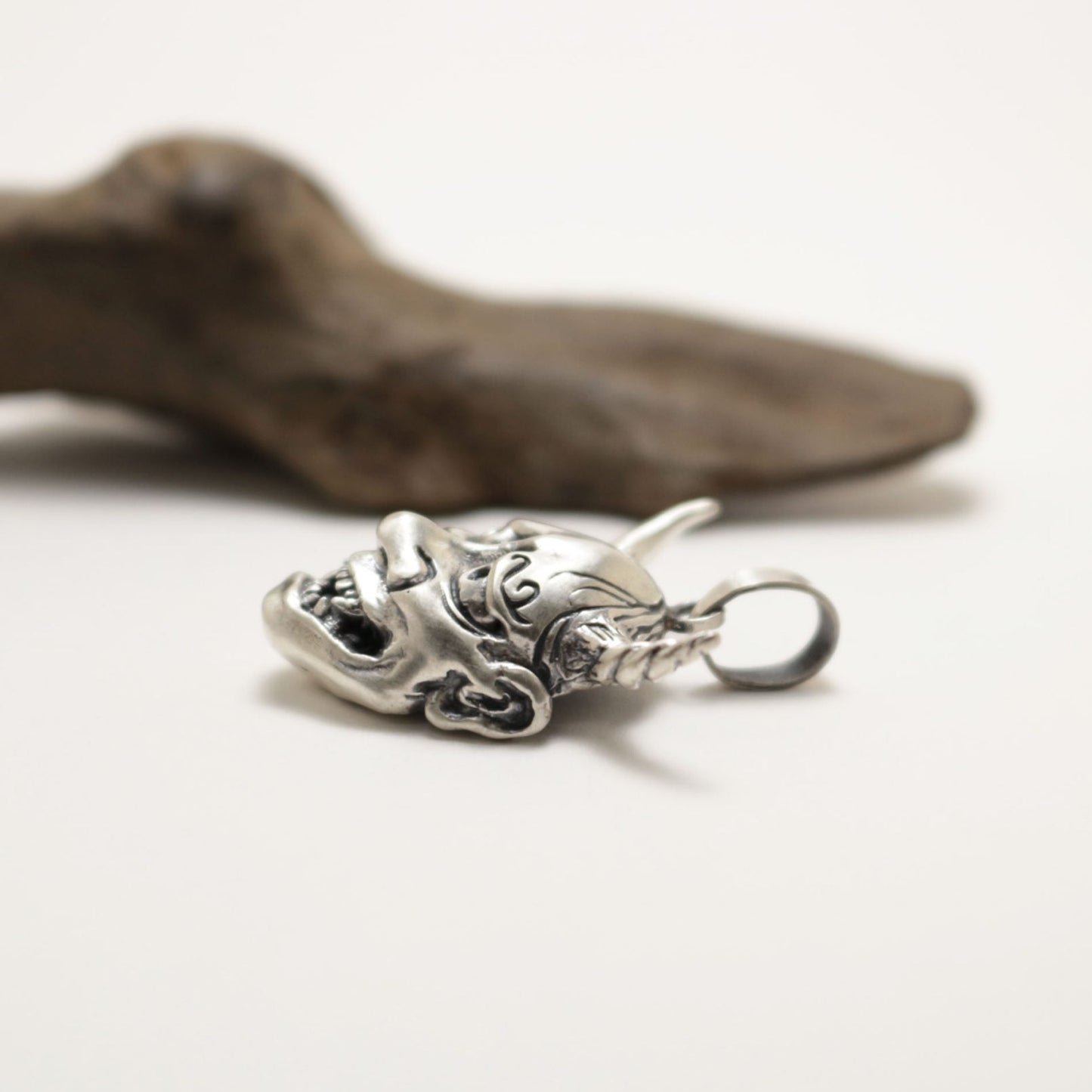 般若面-PENDANT-(silver