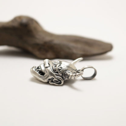 般若面-PENDANT-(silver