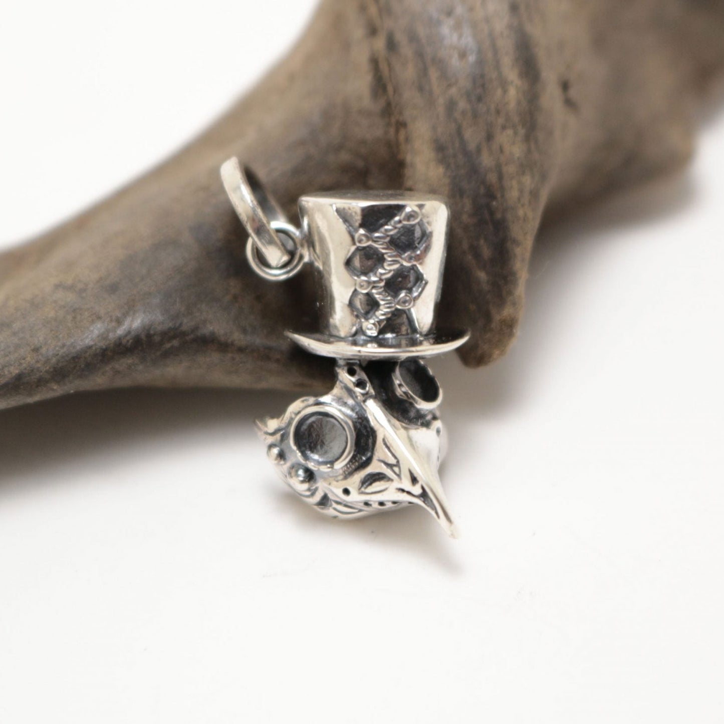 miniペストマスク-ハットコーデ(Pendant-silver