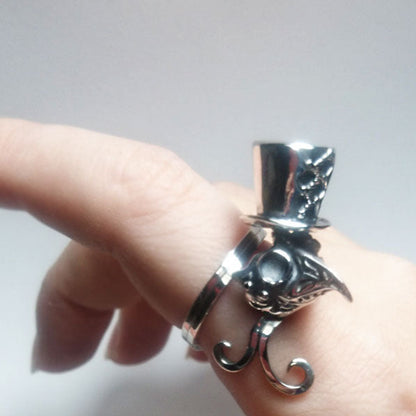 miniペストマスク-ハットコーデRing（silver