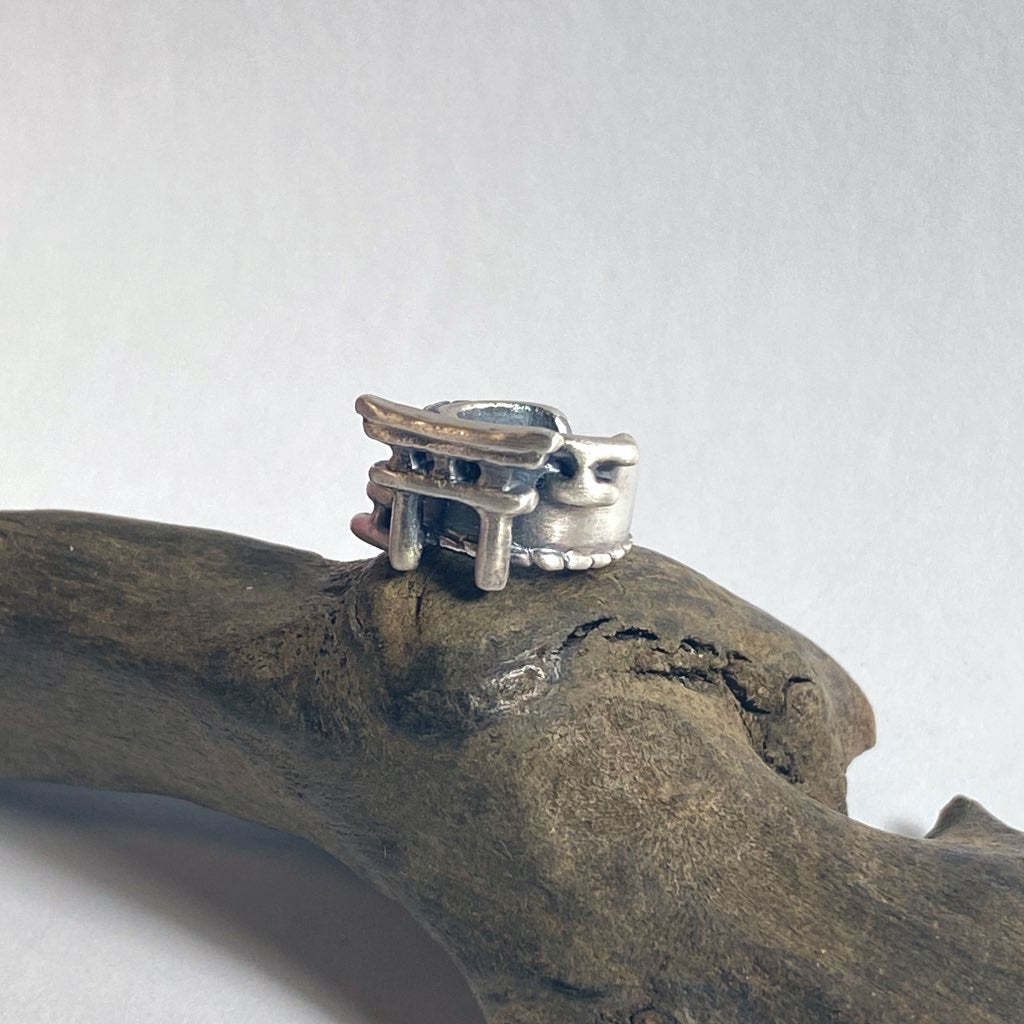 鳥居イヤーカフ-silver