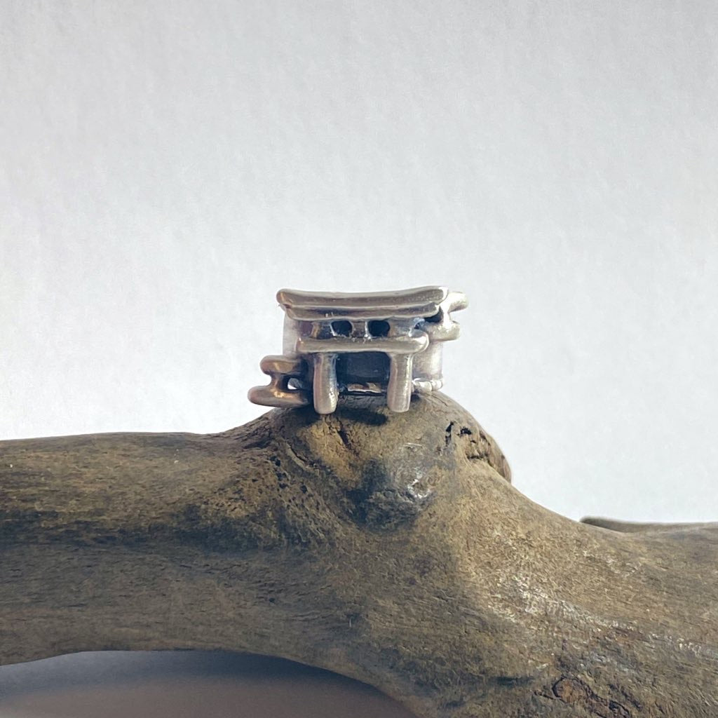 鳥居イヤーカフ-silver